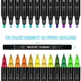 thumbnail image 3 of 72 Colors Artist Alcohol Markers Dual Tip Art Markers Twin Sketch Markers Pens Permanent Alcohol Based Markers with Case for Adult Kids Coloring Drawing Sketching Card Making Illustration, 3 of 10