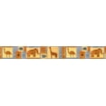 thumbnail image 3 of Global Spirit Animals Peel & Stick Wallpaper Border Removable Safari Animals Wall Decor, 15 ft. x 5 in., 3 of 5