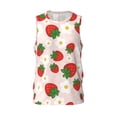 thumbnail image 2 of Wukai Strawberry Floral Men’s Basketball JerseySmall, 2 of 7
