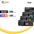 thumbnail image 3 of E525W Toner Cartridge Compatible for Dell E525W E525 525w for Dell 593-BBJU 593-BBJV 593-BBJW 593-BBJX High Yield Printer Ink (2x Black, 2x Cyan, 2x Magenta, 2x Yellow, 8-Pack), 3 of 7