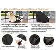 thumbnail image 4 of Funda Impermeable para Silla de Masaje Roasivi 150x91x121 cm Negra, 4 of 7