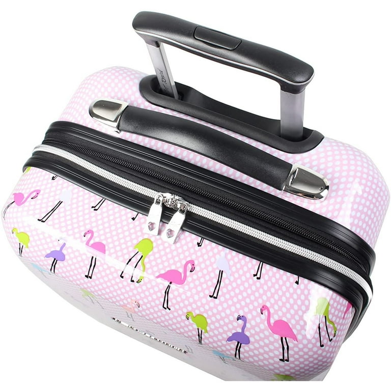 Betsey Johnson 30 inch Checked Suitcase Collection - Hardside