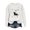 #424-White, variant on AUNVITO Women's Casual Long Sleeve Round Neck Drop Shoulder Sweatshirt with Printed Design for Trendy Daily Wear
