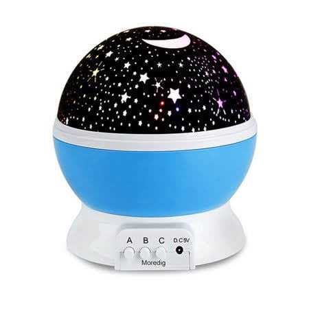Rotating LED Light Projector Star Moon Sky Baby Kids Night Mood Lamp Xmas Gift U