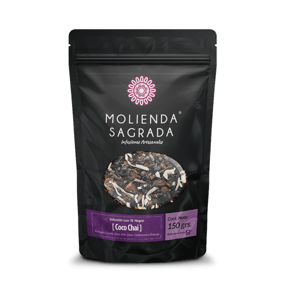 TÉ NEGRO COCO CHAI Molienda Sagrada 150 gr