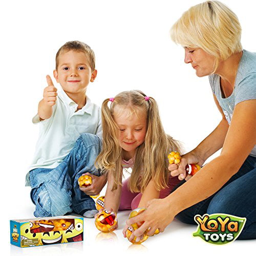 YoYa Toys DNA Emoji Stress Balls Squeezing Stress Relief and Fidget Toy 3 Diff 