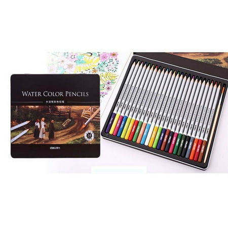 24 Colors Water-soluble Lead Drawing Colored Pencils Artist Sketch Pen Set for (Best Pencil Lead For Sketching)