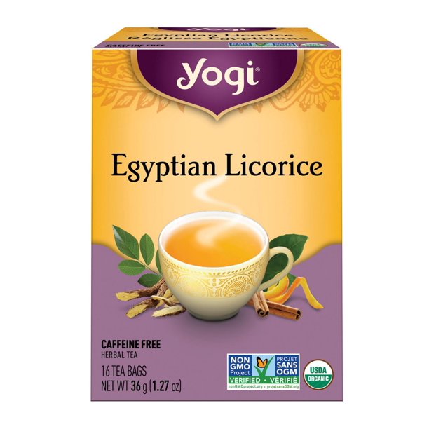 Yogi Teas Egyptian Licorice Herbal Tea 16 Bags 36 g Walmart.ca