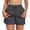 Dark Gray, variant on Women's Sweat Shorts with Pockets Cotton French Terry Drawstring Summer Workout Casual Lounge Shorts S