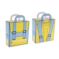 thumbnail image 5 of Unique Bargains Cartoon Backpack Shape Gift Bags 6 Pcs Blue, 5 of 5