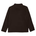 thumbnail image 4 of Alvivi Toddler Girls Boys Fleece Baselayer Thermal Shirt Tee Long Sleeve T-Shirts Undershirt Tops Coffee 5-6, 4 of 7