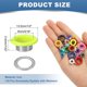 thumbnail image 2 of Uxcell 110 Pcs Ojetes con Arandelas 5/16" Kit de Grommets Amarillo Brillante, 2 of 7