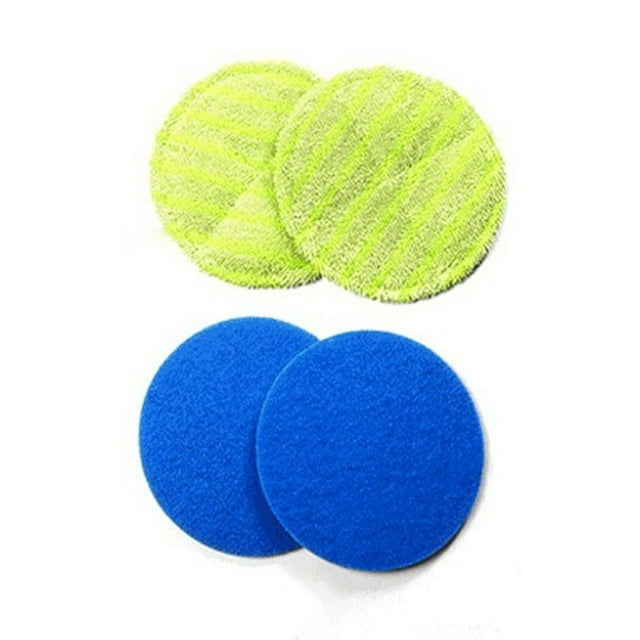 4Pcs Electric Cordless Rechargeable Powered Floor Cleaner Scrubber Mop Pads