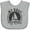 AC-Heather Grey, variant on Inktastic My Boat My Rules Sailing Captain Boys or Girls Baby Bib