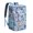 Sky-blue-84, variant on Coastal Beach Theme Backpack Cooler – Insulated Leak Proof Shell and Coral Marine Pattern Lunch Bag for Women, Students, Anglers, Travel