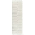 thumbnail image 2 of Hauteloom Aras Recycled Material Living Room, Bedroom Area Rug - Traditional, Transitional - Off White, Dark Gray, Pewter - 18" Sample, 2 of 6