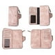thumbnail image 4 of Cartera de cuero para mujercartera con tarjeteroaspecto esmerilado de gran capacidad para ir de compras, 4 of 5