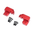 thumbnail image 4 of Fiocias 2 Pieces RC Link Mount Tie Rod Bracket Shock Fastener Precision Aluminum Alloy Upgrade Accessory Suitable for Remote Control Car Crawler Model Gift Giving Home Decoration red, 4 of 8