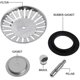 thumbnail image 2 of 2 Pcs Sink Strainer/Kitchen Hole Sink Stopper/Bath Strainer Ball End Stainless Steel, 2 of 4