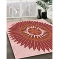 thumbnail image 2 of Ahgly Company Indoor Rectangle Patterned Pastel Pink Area Rugs, 7' x 9', 2 of 6