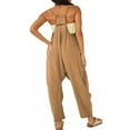 thumbnail image 6 of Plus Size Women's Casual Jumpsuit with Pockets Sleeveless Baggy Overall for Comfortable Everyday Wear Stylish Playsuit Pants, 6 of 7