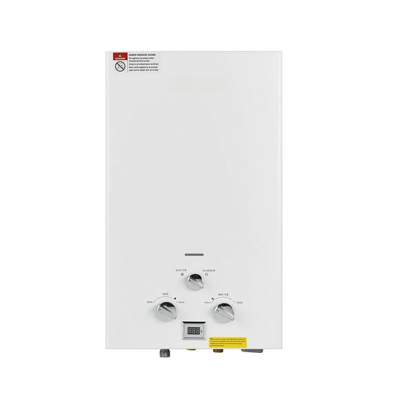 Portable Propane Water Heater 10L Tankless for RV Camping with Regulator & Shower Kit – Instant Hot Water