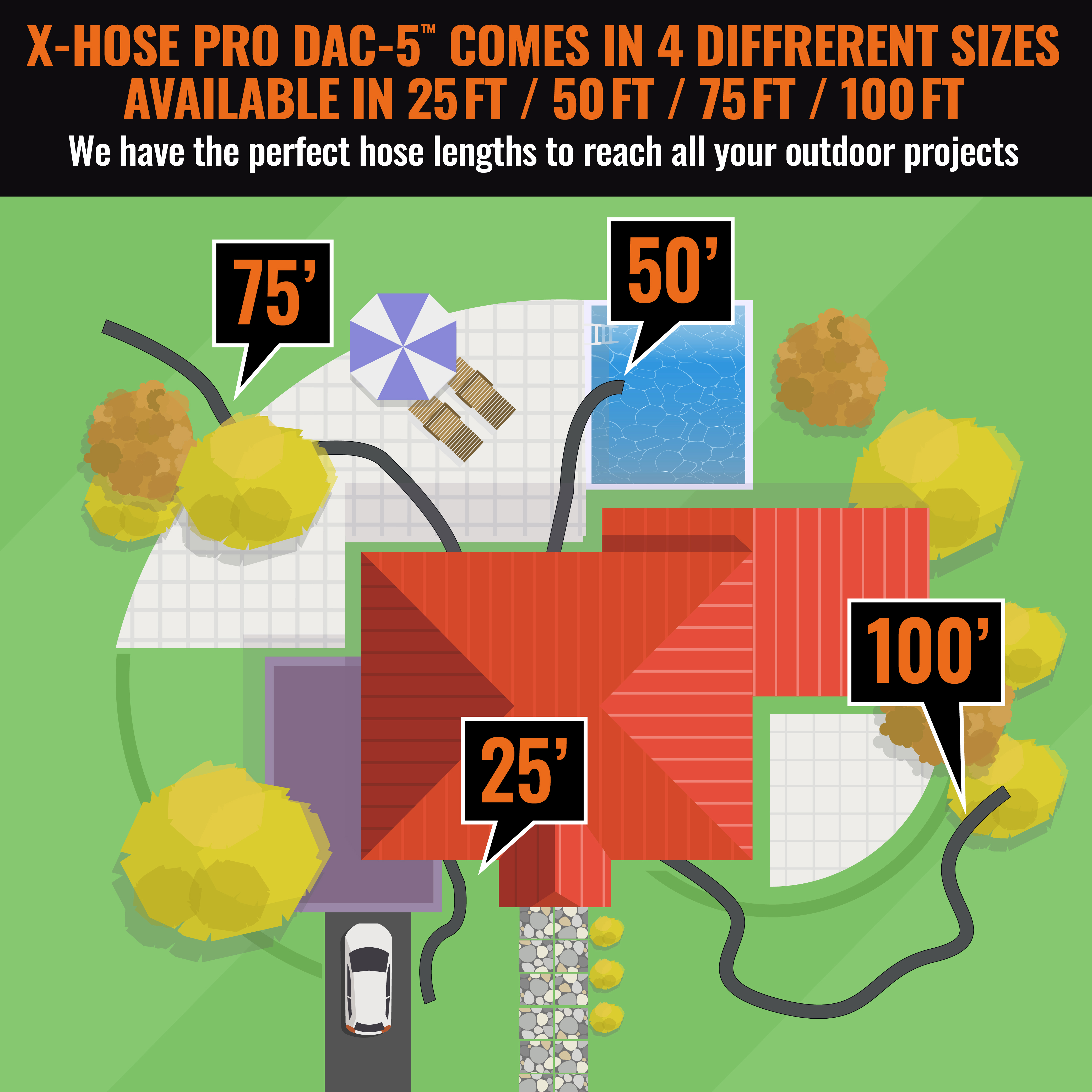 Xhose Pro 50 Ft Expandable Garden Hose, Heavy Duty Flexible photo 6