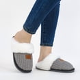 thumbnail image 6 of Ecetana Women's Fluffy Slippers Soft Comfort Memory Foam Indoor Outdoor House Slipper, 6 of 7