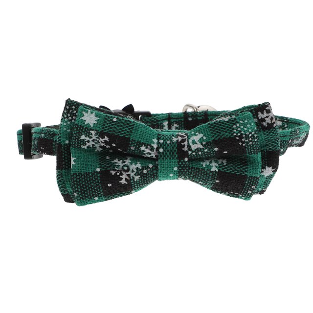 Weiweiguan 1 Pce Collier de Noël pour Animaux Design Classique Nœud Papillon Collier Décoratif pour Chat