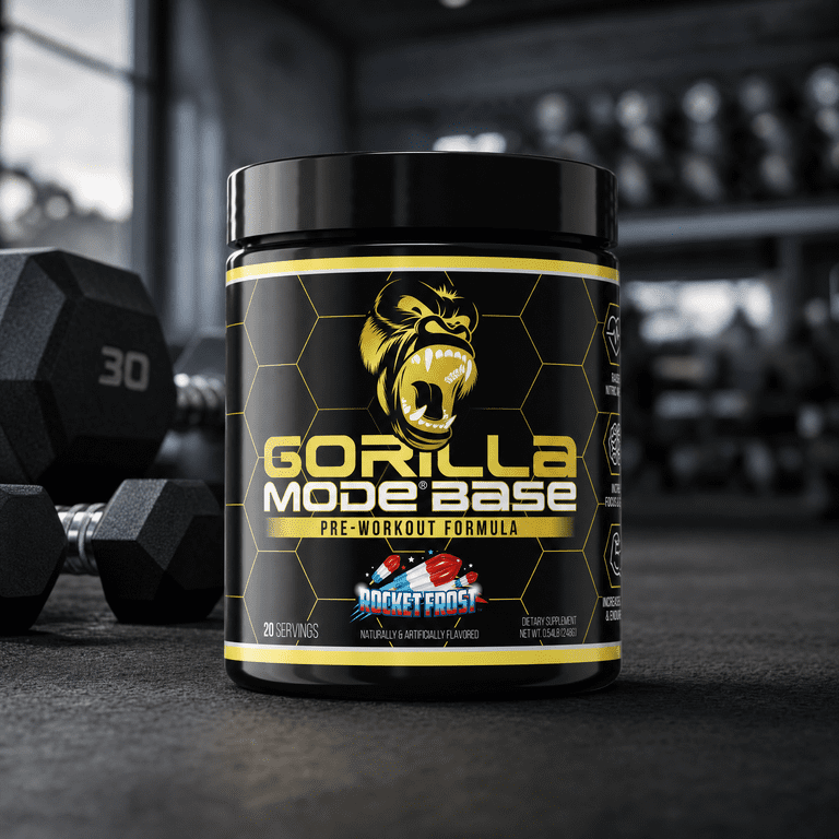 Gorilla Mind Base Pre-Workout, Bombsicle/Rocket Frost 20 servings