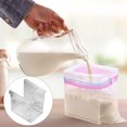 thumbnail image 4 of Zruodwans Food Storage Bag Stand BPA-Free Reusable Zipper Lock Filling Freezer Bag Stand Hands-Free Spill Prevention Sandwich Bag Rack Holder Kitchen Supplies, 4 of 7
