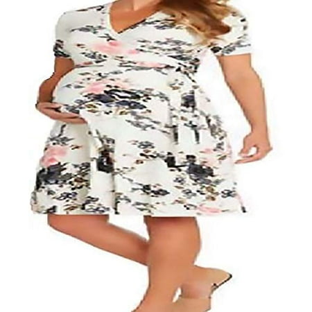 

Matty M Ladies Maternity Dress XL Ivory