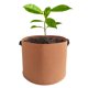 thumbnail image 4 of Bolsa de cultivo contenedor de maceta de tela no tejida espesa con asa para flores de vegetales de jardín, marrón y 7 galones Advancent HA004268-15, 4 of 6