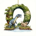 thumbnail image 2 of Christmas Dinosaur Ornaments 26 Letter Cartoon Pendant, Acrylic Dino Figures Hanging Gift for Christmas Tree, Funny Dinosaur Decor for Kids, Christmas Dinosaur Cartoon Pendant Decor, 2 of 3