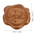 thumbnail image 2 of Raindrops Golden Self Adhesive Wax Seal Stickers for Decor Envelope and Invitations 20 Pieces, 2 of 8