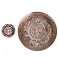 thumbnail image 3 of Clear Carving Round Incense Holders, Incense , For, 3 of 8