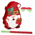 thumbnail image 2 of Christmas Pinata Santa Claus Party Game Sturdy Paper Construction for Kids Music Holiday Celebrations, 2 of 9