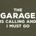 thumbnail image 3 of CafePress - The Garage Is Calling T Shirt - Men's Classic Graphic Cotton T-Shirt, 3 of 4