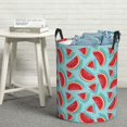 thumbnail image 6 of Rateoe Watermelon Pattern Round Laundry Hamper Basket, Tall Hamper Basket for Blanket Storage, Nursery Clothes Hamper for Laundry in Bedroom and College Dorm-Medium, 6 of 6