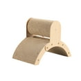 thumbnail image 3 of kusrkot Pont en Arche pour Chat Planche à Gratter Ondulée Stable Recyclable Planche à Gratter pour Chat Marron Taille m, 3 of 9
