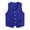 Blue, variant on Kids Boys Girls Buttons Volunteer Activity Vest Solid Color Sleeveless Waistcoat Party Red M