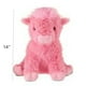 thumbnail image 3 of Peluche de vaca de las Tierras Altas de color rosa fresa de 35cm, ideal como regalo de San Valentín y cumpleaños para decorar el hogar, cojín de vaca de granja, peluche rosa para novia o novio, 3 of 9
