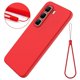 thumbnail image 2 of For Infinix Hot 50 Pro 4G Case Liquid Silicone Anti-Scratch Phone Cover with Hand Strap - Green, 2 of 5