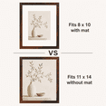 thumbnail image 4 of Scholartree 11x14 Matted to 8x10 Linear Gallery Wall Picture Frame, Brown, 4 of 6