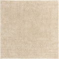 thumbnail image 5 of Unique Loom Davos Shag Collection Area Rug - Solid (7' 10" Square Linen), 5 of 7