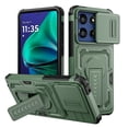 thumbnail image 6 of TECH CIRCLE for Motorola Edge (2025) PC+TPU Case Upgrade Slide Camera Cover & Shockproof Kickstand Heavy Duty Robust Bumper - Rugged, Anti-Scratch, Non-Slip, Anti-Fingerprint,Green, 6 of 10