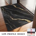 thumbnail image 3 of Black Gold Marble Pattern Door Rugs,Washable Non Slip Door Mats Indoor,Decorative Door Mats,Entry Mat Indoor for Entrance,Bedroom,Kitchen,Bathroom,20"x32", 3 of 6