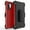 Red, variant on For Samsung Galaxy Note 10 Heavy Duty Defender Armor Hybrid Case Cover With Clip - Black Black
