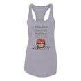 thumbnail image 2 of Wild Bobby, We CouldnÃ¢â‚¬â„¢t Have Picked a Better Teacher Apple Basket Pop Culture Ladies Racerback Tank Top, Heather Grey, Small, 2 of 3