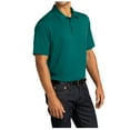thumbnail image 3 of Yellow Rooster Mens Short Sleeve City Stretch Polo Dark Teal 3XL, 3 of 4